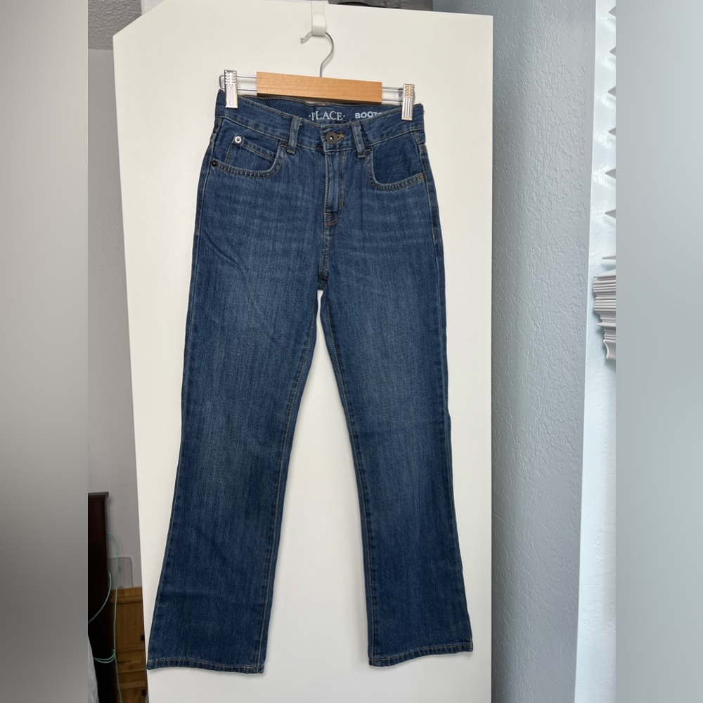 NWOT The Children's Place Boys' Basic Bootcut Jeans SIZE 10